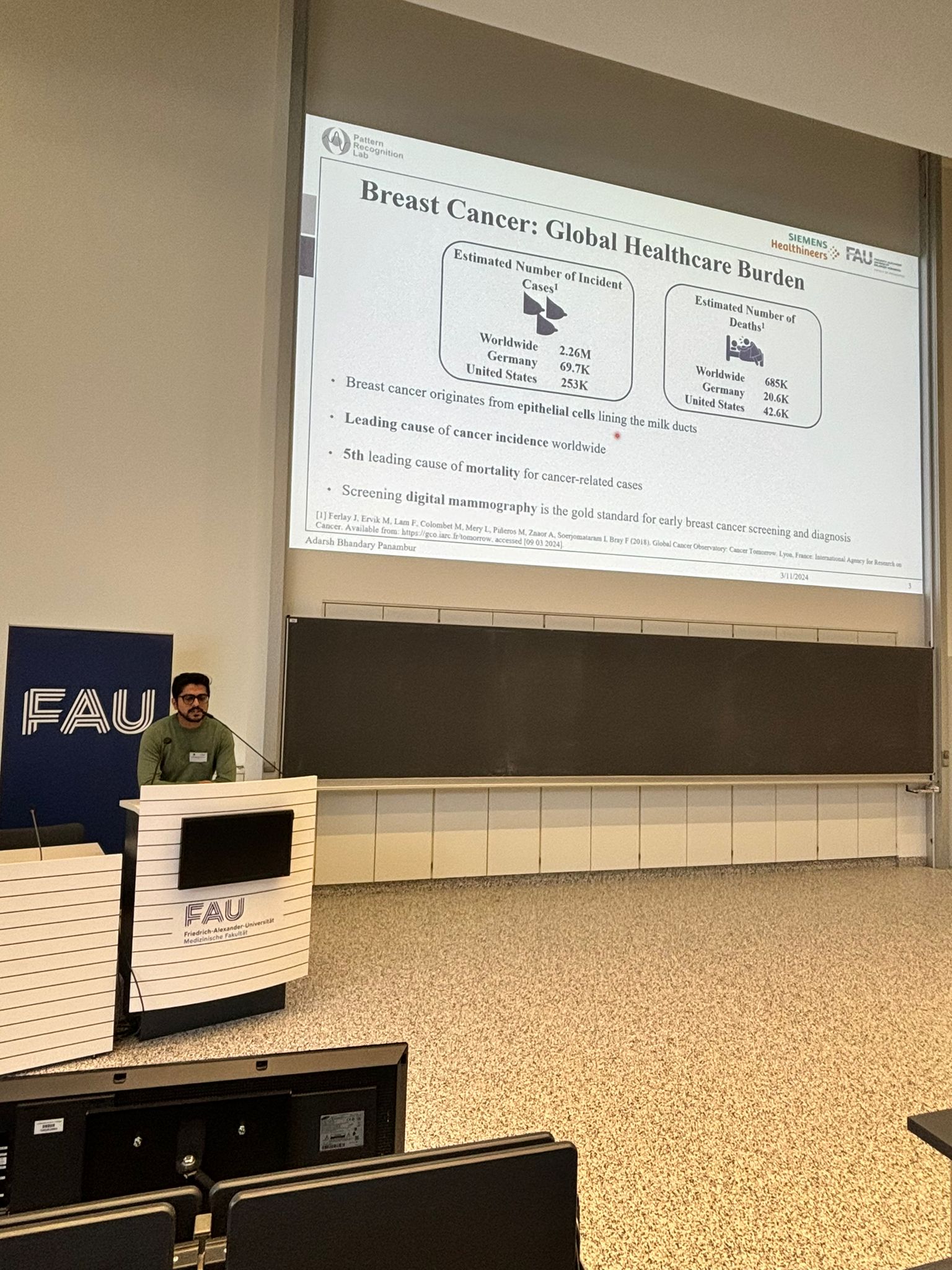 Oral presentation on Attention-Guided Erasing at BVM 2024