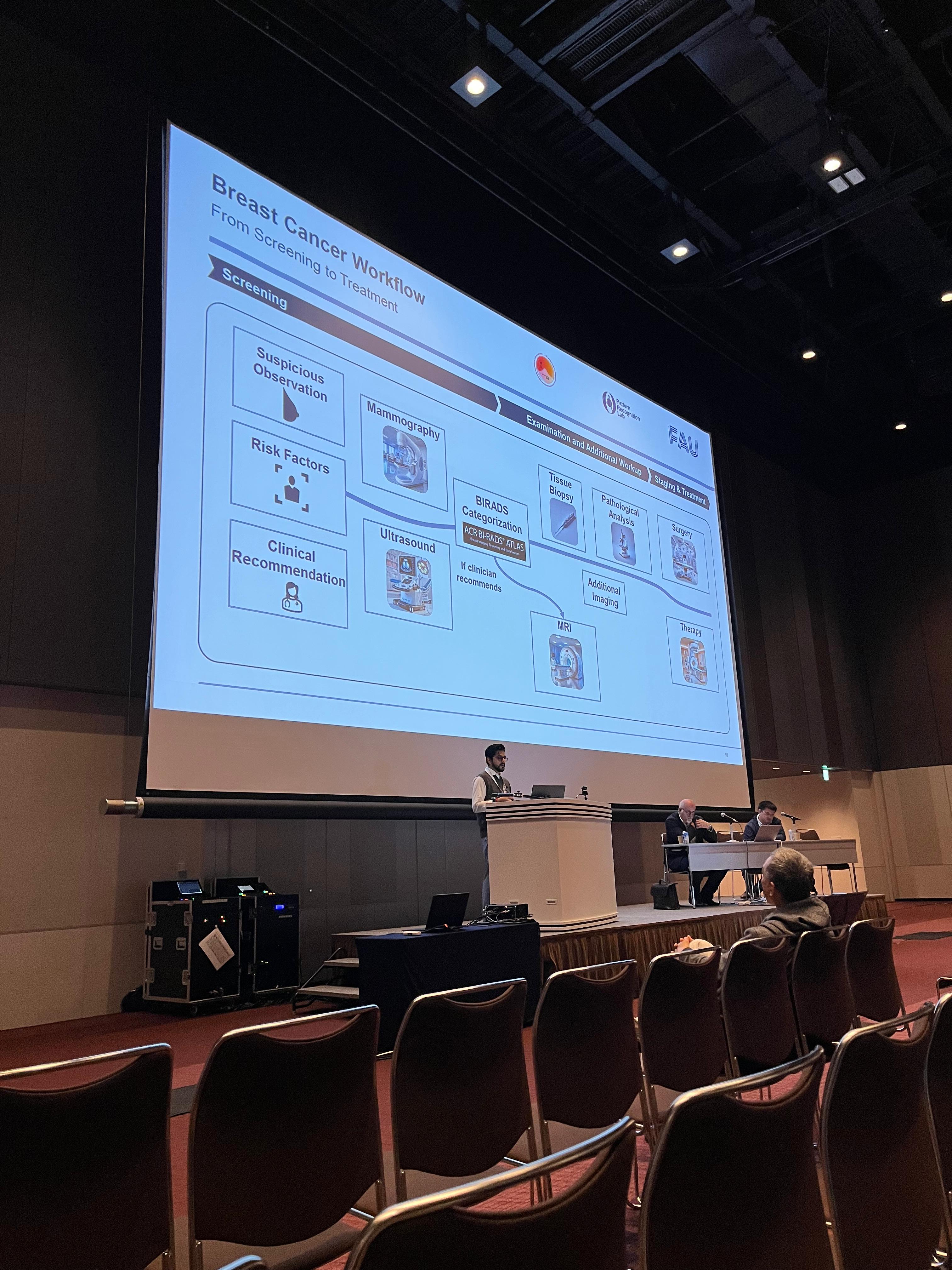 Presentation on MammoBLIP at IEEE Medical Imaging Conference 2025