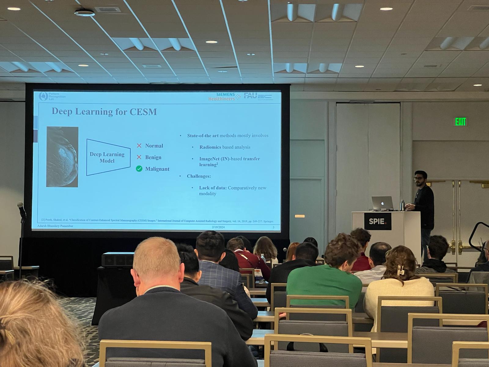 Poster Presentation at Medical Imaging 2024: Computer-Aided Diagnosis (SPIE)